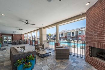 Outdoor Lounge Area at Century Palm Bluff, Portland, TX, 78374